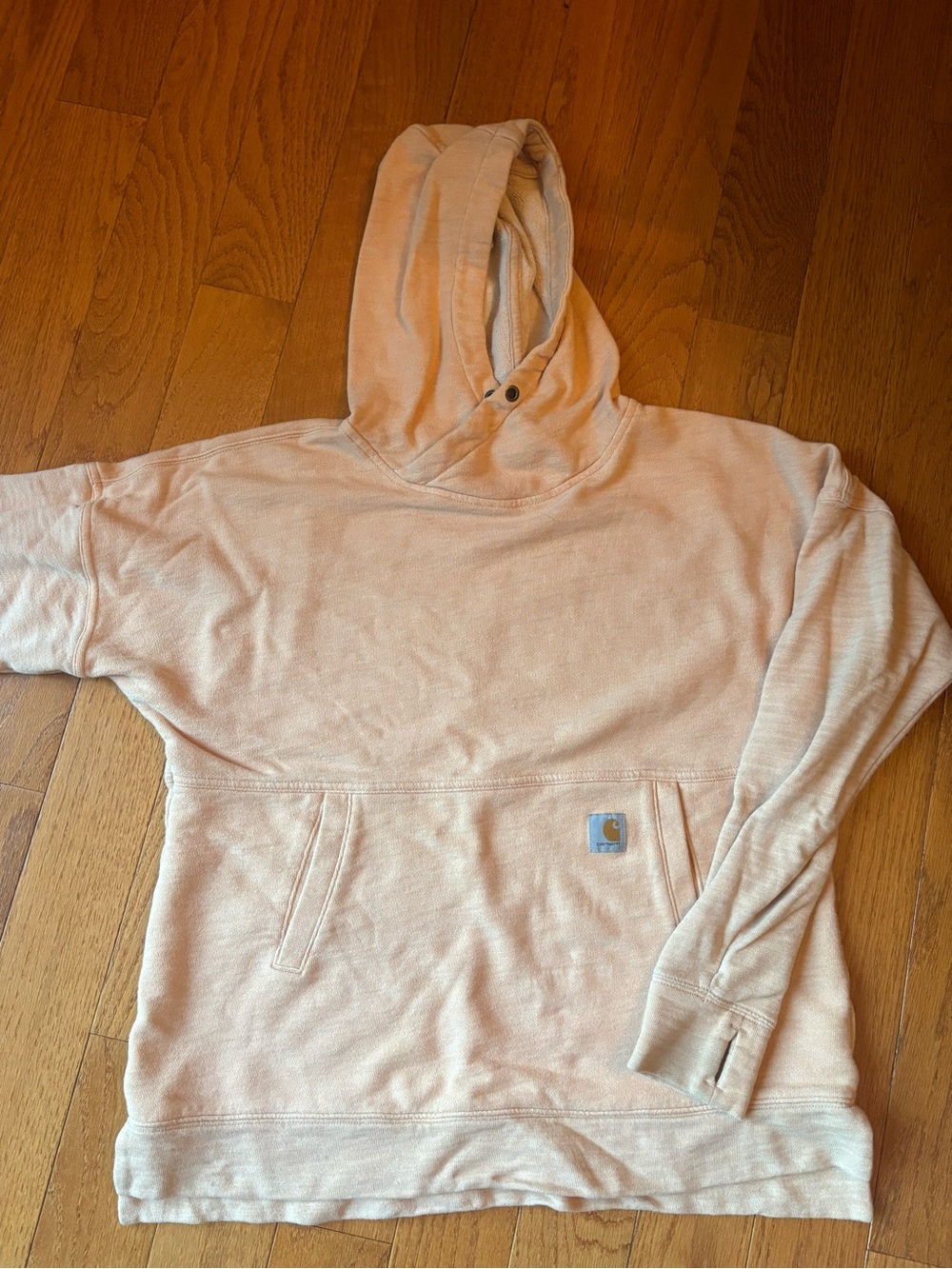 Carhartt Women's Pale Peach Hoodie Sweater